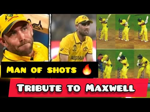 A Tribute to Maxwell Man of Shots 🏏 #glennmaxwell #maxwell #worldcup2023 #indvsaus2023