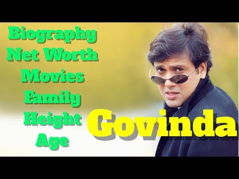 Govinda Biography | Age | Family | Wife | Net Worth | Height and Movies