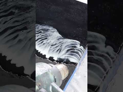 Black Sand Beach Resin Waves  #resintutorial #resinwaves