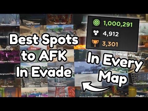 BEST SPOTS TO AFK IN EVADE (ALL MAPS) *$$$*