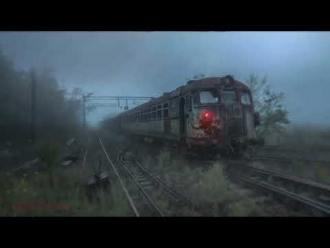 Journey of Forgotten Souls | Abandoned Train | HORROR AMBIENCE | 5 Hours | 4K