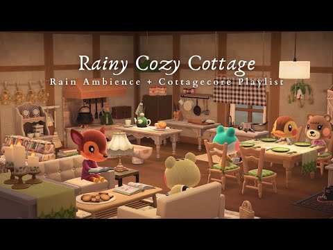 Rainy Cozy Cottage 🌧 1 Hour Solo Piano No Mid Ads 🎹 Cottagecore Playlist 🌿 Study Music | Work Aid 🎧