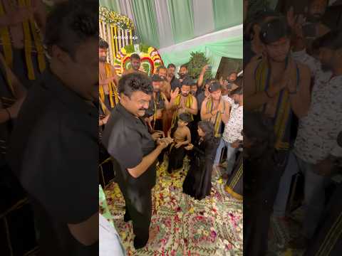 Talasani Srinivas Yadsv Dance With His Grand Son | Ayyappa Swamy Pooja #talasanisrinivasyadav