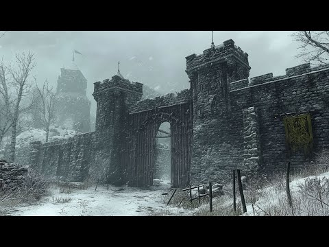 Medieval Winter Castle | Enchanting Medieval Music, Snowy Ambience, and Ancient Melodies