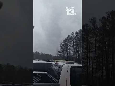 Cloud rotation caught on camera in Fayette County, Alabama