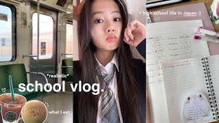 DAYS IN MY LIFE of A Japanese high school student🏫: realistic days, studying, stationery haul