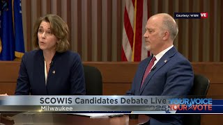 Judge Crawford & Schimel debate for Wisconsin Supreme Court seat