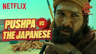 Pushpa’s EPIC Intro Fight With The Japanese! 🔥 | Pushpa 2: The Rule | Hindi Dub | Netflix India