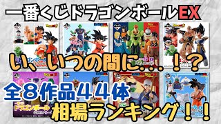 【DB相場情報】一番くじドラゴンボールEX 全8タイトル44体の現在相場を調べてみた‼︎