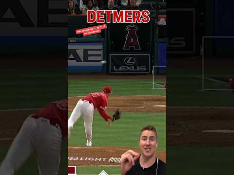 Reid Detmers has an improved four-seam fastball. #angels #mlb #baseball