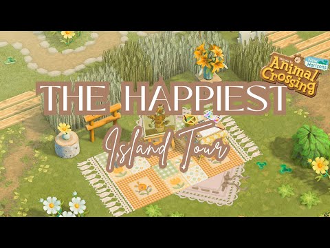 The Happiest Island I Have Ever Seen // Animal Crossing New Horizons Island Tour