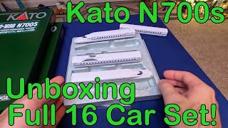 Kato N700S Bullet Train Unboxing - Full 16 Car Set!