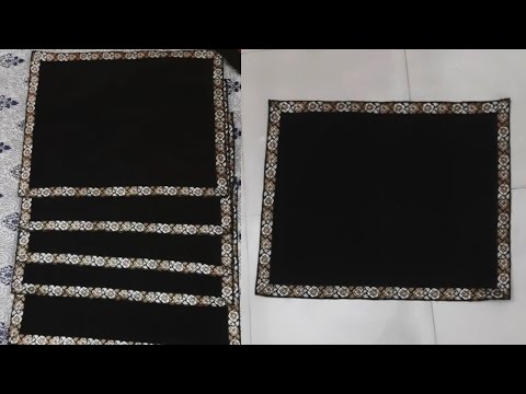 पुरानी लेस से बनाएं आसन - Paidan Ki design Aasan Making - Doormat Making At Home #reuseworld