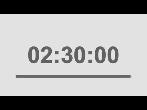 2,5 hour countdown timer / 150 minute timer