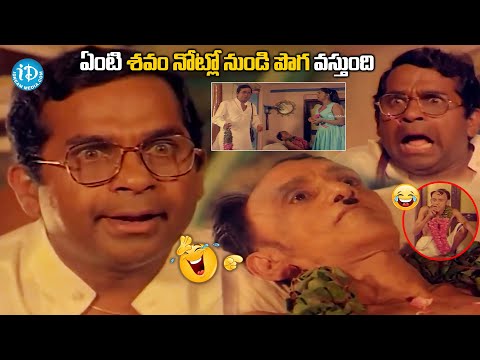 ఏంటి శ*వం నోట్లో నుండి పొగ వస్తుంది | Brahmanandam & Pakija Hilarious Comedy |@idreamvizag