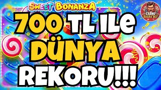 SWEET BONANZA 🍭 SLOT OYUNLARI 🍭700 TL KÜÇÜK KASA İLE DÜNYA REKORU! | MAX WİN GİBİ KAZANÇ! | BİG WİN!