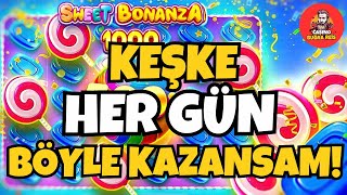 🍭 SWEET BONANZA 1000 🍭 75.000 TL DEV VURGUN! | HER GÜN BÖYLE KAZANIRSAM MİLYON OLURUM! | REKOR KAZAN