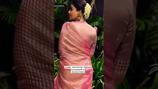 ✨Tissu lenin #nayanthara mam inspired saree #saree fashion #new #trending #celebrity sarees #online