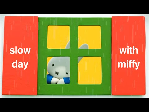 slow morning playlist 🌧️ chill with miffy in calm morning