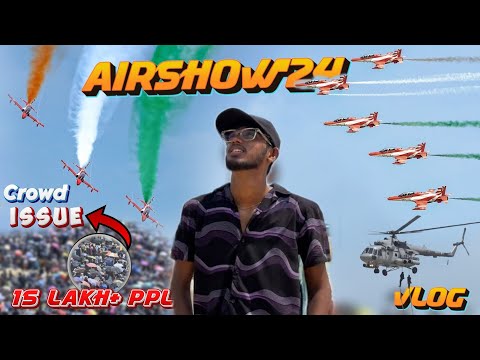 Chennai's IAF Airshow 🚀❤️ at Marina beach with 15Lakhs+ crowd🤯