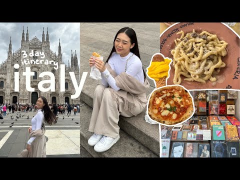 Italy travel vlog🇮🇹 lake como, milan, best restaurants, boat tour, exploring italy, luxury shopping