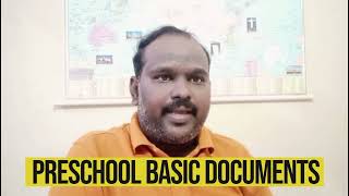 Playschool Day-care Basic Documents in Tamil