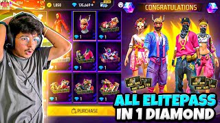 Free Fire Full Store In 1 Diamond💎😍All Elite Pass And Rare Bundles 100%😱- Garena Free Fire