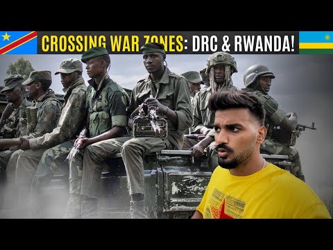 War & Borders: Journey through DRC 🇨🇩 & RWANDA 🇷🇼 during Conflict!