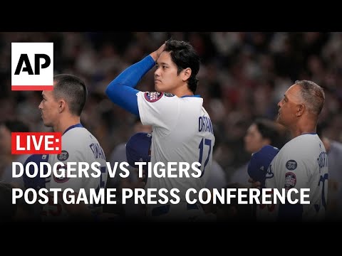 LIVE: LA Dodgers vs Hanshin Tigers postgame press conference