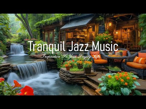 Peaceful Forest Cafe Morning | Relaxing Jazz Music, Forest Views and Calm Nature Sounds For Study