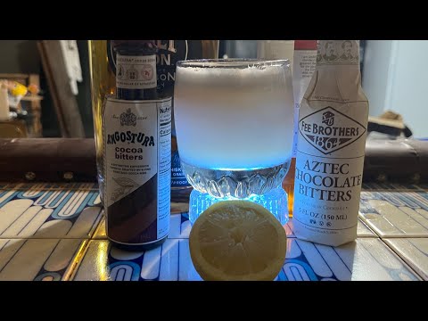 Milk liqueur whiskey sour