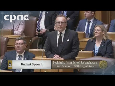 Saskatchewan finance minister presents the 2025 budget – March 19, 2025