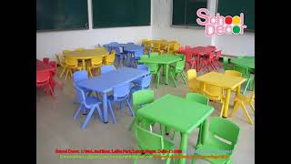 Plastic Furniture for Class room | Kindergarten Furniture | Kids Play School Furniture