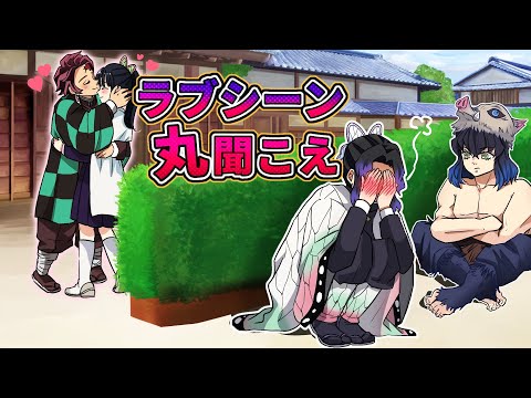 【鬼滅の刃×声真似】もしも炭治郎とカナヲが見られているとも知らずイチャイチャしたら？公開ラブシーンをみんなで鑑賞！？【炭カナ・きめつのやいば・DamonSlayer】