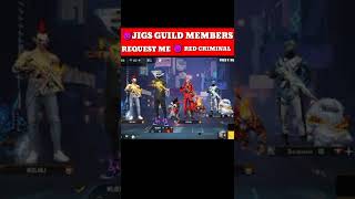 jigsoffical guild members 😱 red criminal request me😳#shorts #jigsofficial #viralvideo