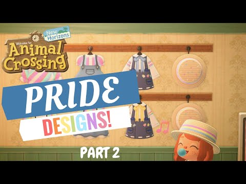 PRIDE OUTFIT DESIGNS IN ACNH P2! // Animal Crossing: New Horizons Designs