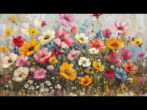 Vintage Floral Free Tv Art Wallpaper Screensaver Home Decor Samsung Oil Painting Digital Wildflower