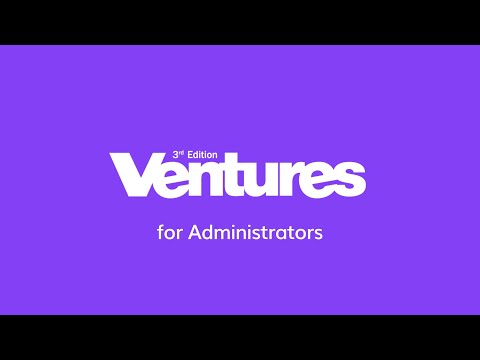 Ventures 3e on Cambridge One How-to video for Admins