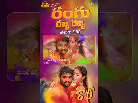 Rangu Rabba | Rakhi Movie  | Jr.N.T.R, Ilieyana, Charmy | DSP| Krishna Vamsi #maapaatameenota