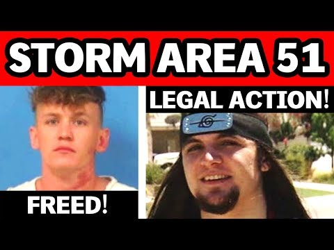 Area 51 Raid Sparks LEGAL ACTION! YouTubers FREED After Storming Area 51! September 20th Event NEWS!