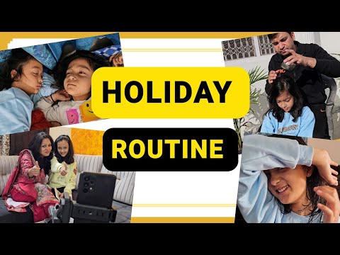 HOLIDAY ROUTINE ⏰️😍🤩🎊 | Aayu and Vanu Routine | Aayu and Vanu