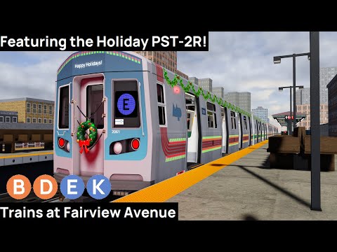 ROBLOX | PTA 5th Avenue | B, D, E and K Trains at Fairview Avenue