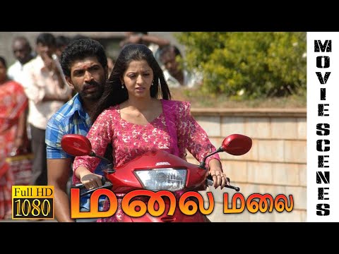 நரையே ரவுடி பசங்க இருக்கேன் Malai Malai - Movie Scene | Arun Vijay, Prabhu, Vedhika | Mani Sharma