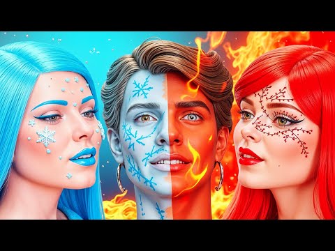 HOT VS COLD STUDENTS: Girl on Fire 🔥 vs Icy Girl ❄️ | Who Will Survive This WOW Challenge?!