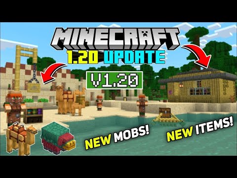 Minecraft Pe 1.20 New Version Released | MCPE 1.20 Hanging Signs,Chiselled Bookshelf & Camels ADDED!