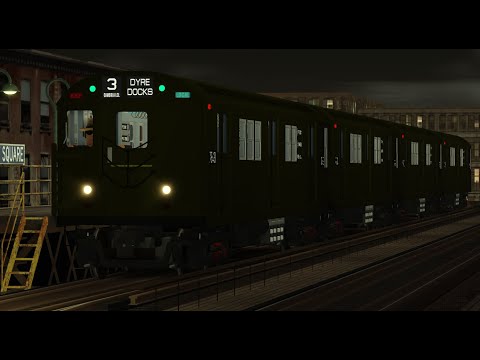 Roblox Someplace Uptown | R26 Olive (3) Train from Seaport Square to Dyre Docks