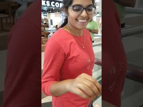 Fist bump with Tamil Girls #tamilgirls #expressavenue #fistbump