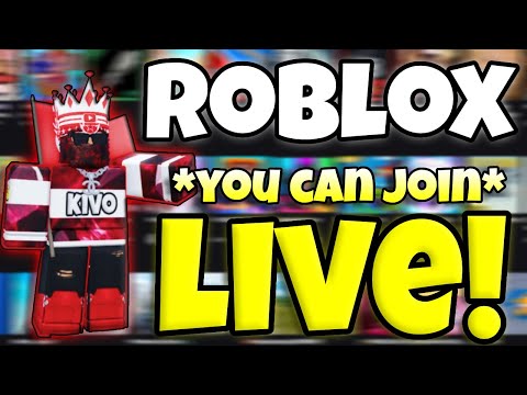 🔴ROBLOX GAMES WITH VIEWERS!🔴 Roblox LIVE!