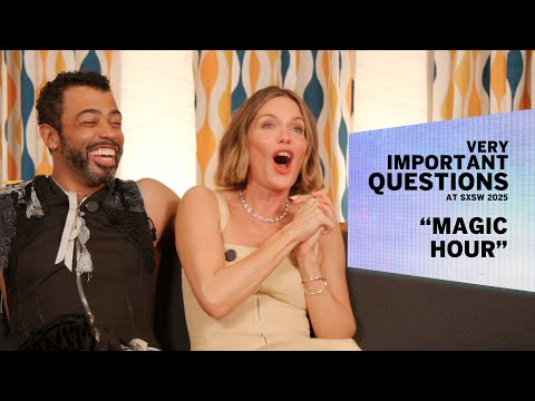 Daveed Diggs can't remember 'Hamilton' and Katie Aselton has a killer "Sebastian" impersonation.