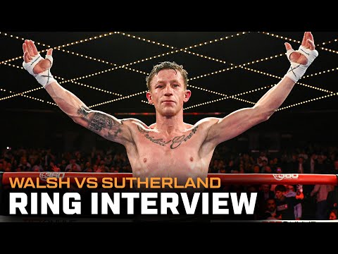 Feargal McCrory Ring Interview | Walsh vs Sutherland